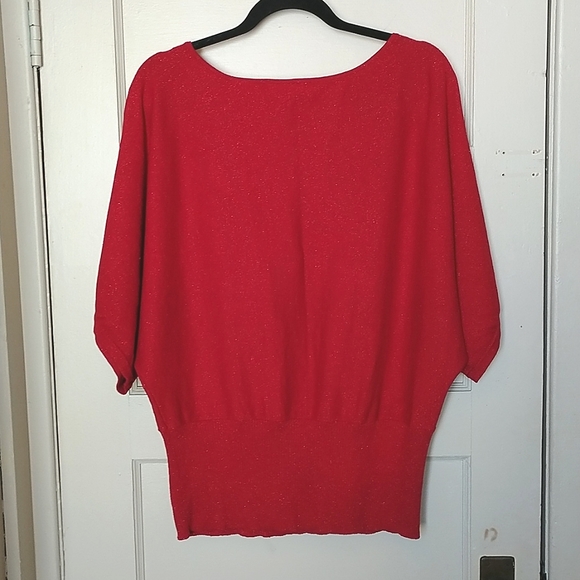 EUC Lane Bryant Size 18/20 Red Top - Picture 7 of 7